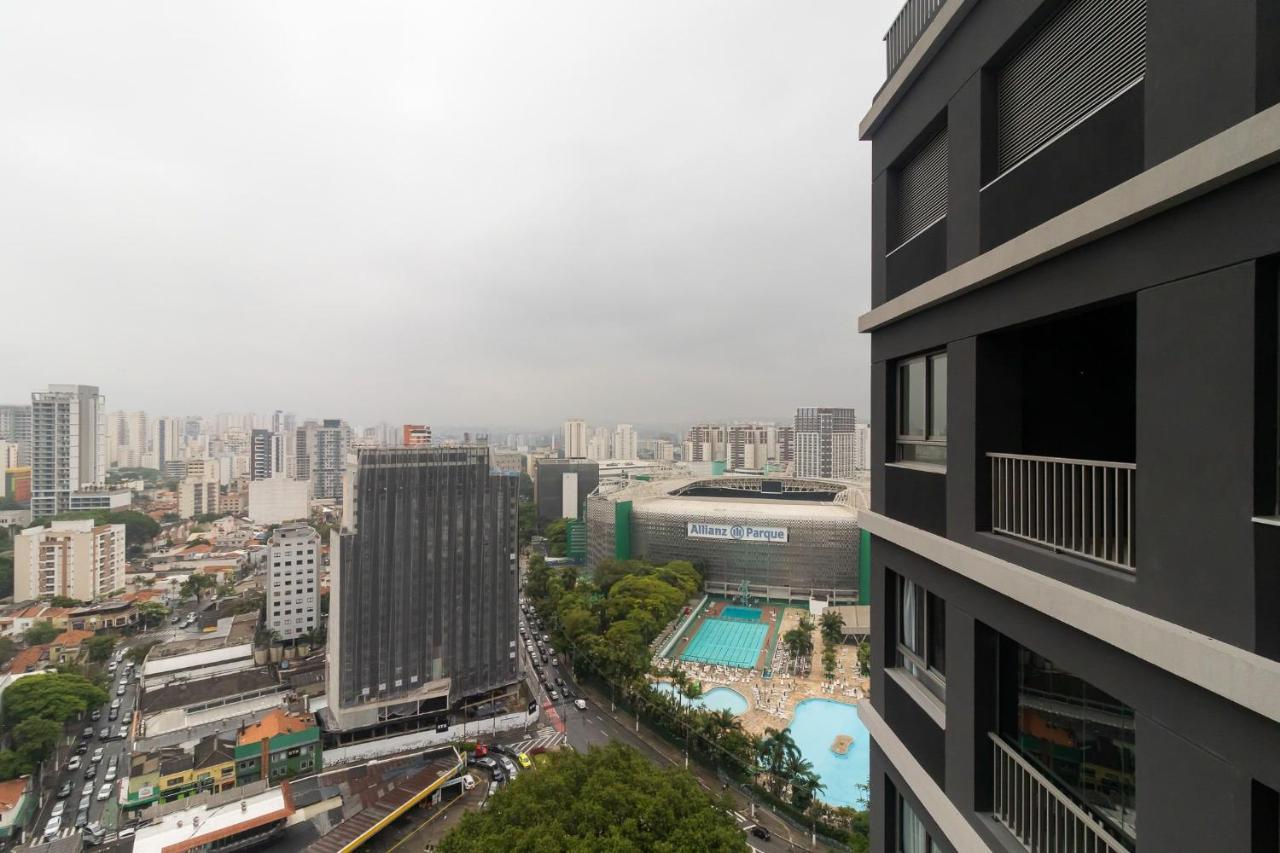 Studio Em Frente Ao Allianz Parque Com Piscina Na Cobertura - Vn 16 Appartamento San Paolo Esterno foto