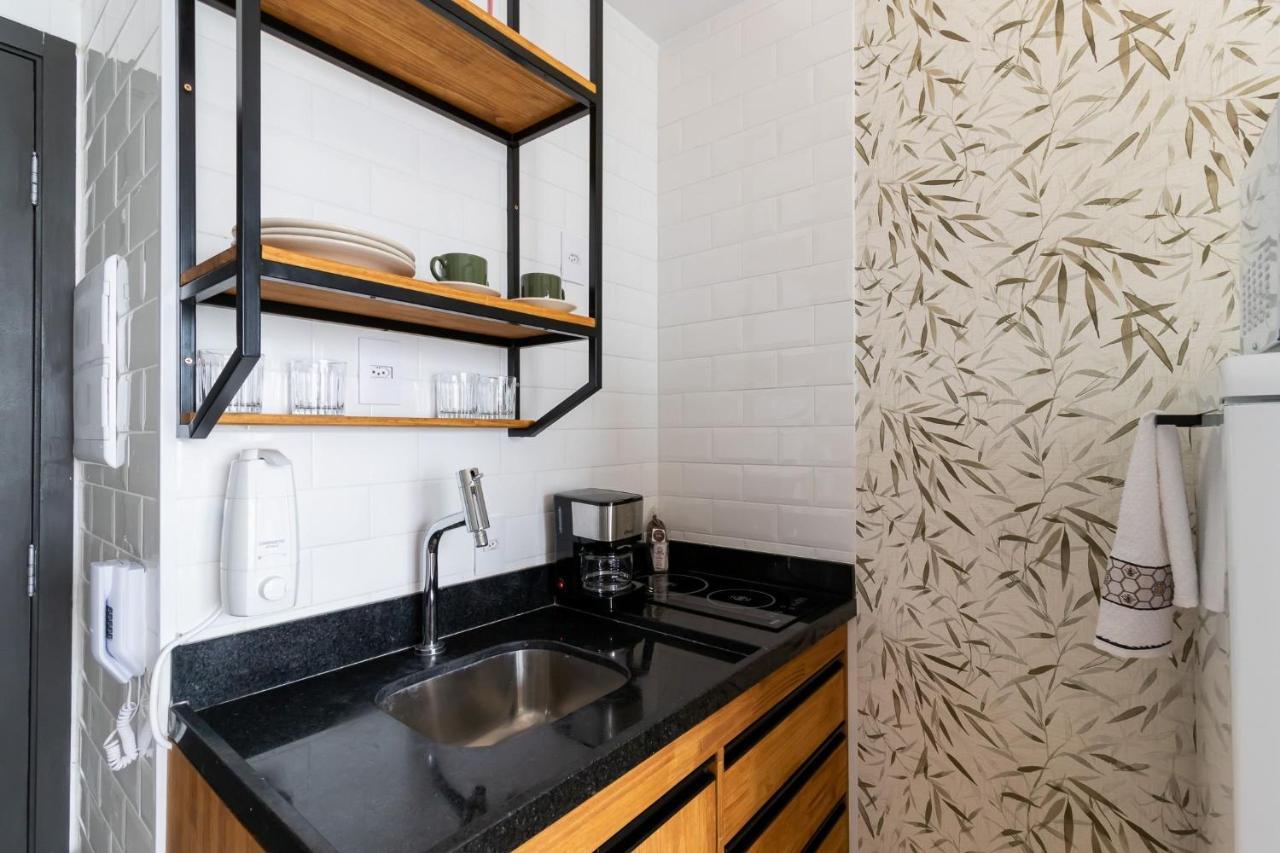 Studio Em Frente Ao Allianz Parque Com Piscina Na Cobertura - Vn 16 Appartamento San Paolo Esterno foto