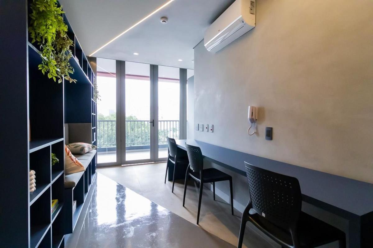 Studio Em Frente Ao Allianz Parque Com Piscina Na Cobertura - Vn 16 Appartamento San Paolo Esterno foto