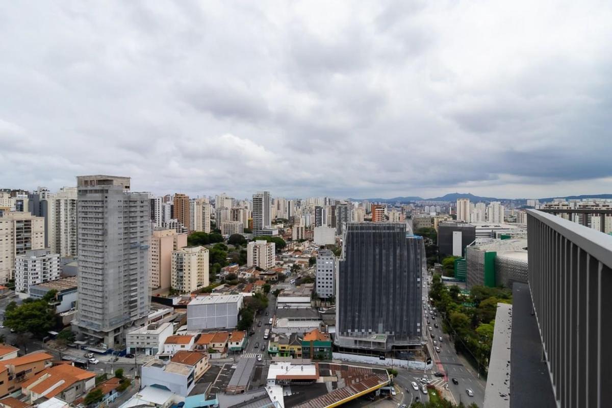 Studio Em Frente Ao Allianz Parque Com Piscina Na Cobertura - Vn 16 Appartamento San Paolo Esterno foto