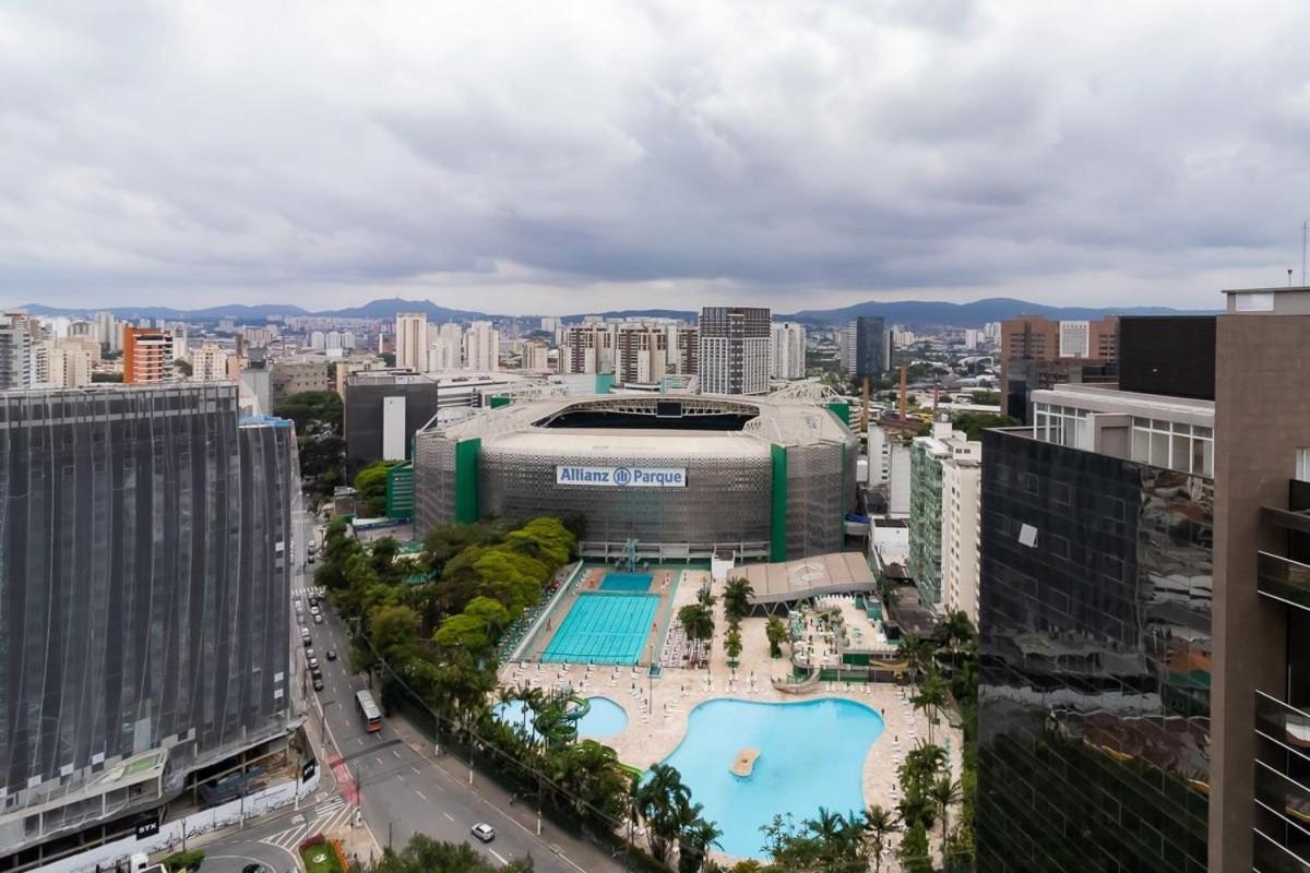 Studio Em Frente Ao Allianz Parque Com Piscina Na Cobertura - Vn 16 Appartamento San Paolo Esterno foto