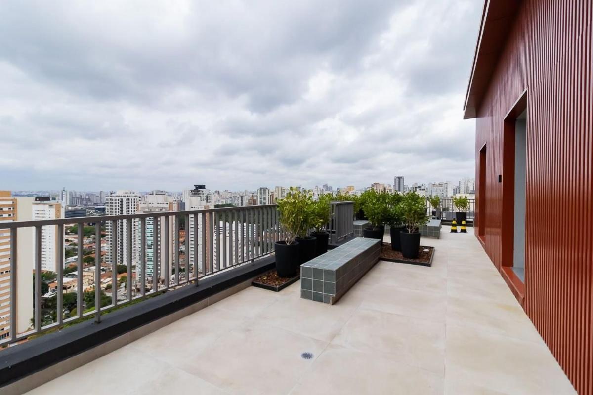 Studio Em Frente Ao Allianz Parque Com Piscina Na Cobertura - Vn 16 Appartamento San Paolo Esterno foto